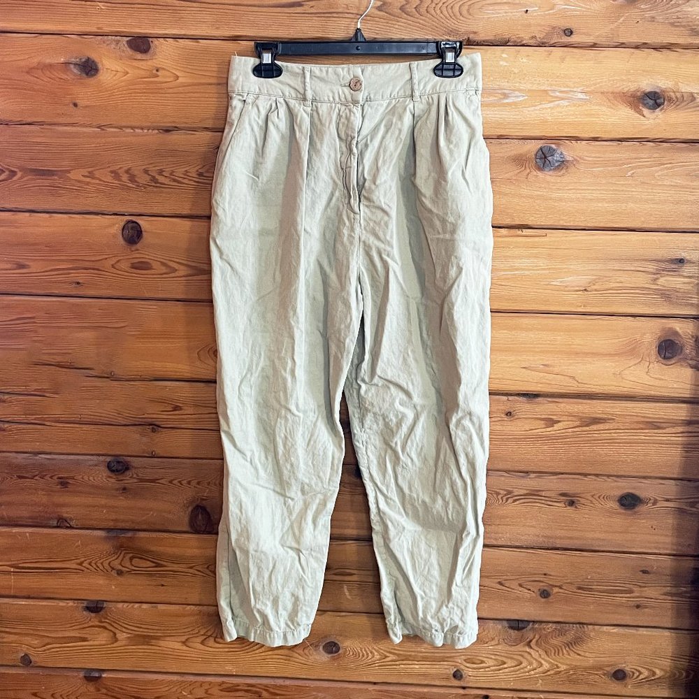 Zara Chinco Khaki Womens Size Large Pants